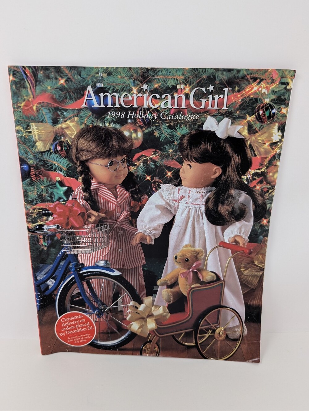 American Girl Doll 1998 Holiday Catalogue Samantha Addy Felicity Josephina
